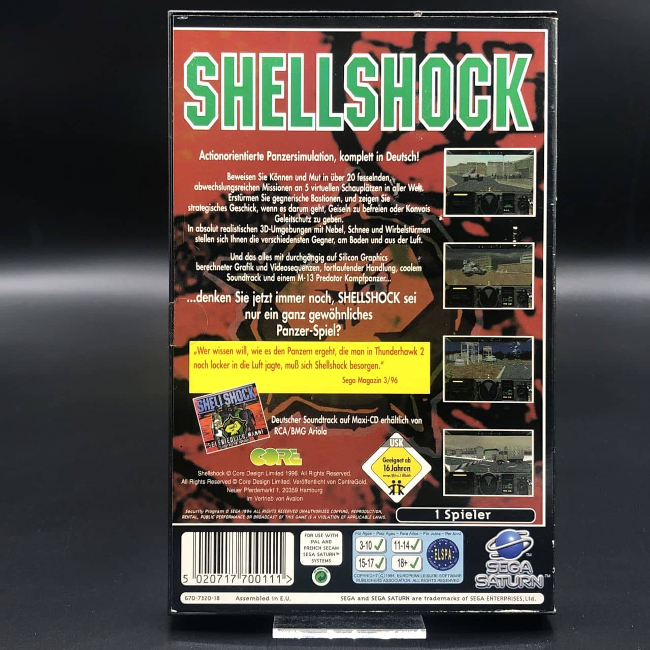 Shellshock (Komplett) (Sehr gut) Sega Saturn