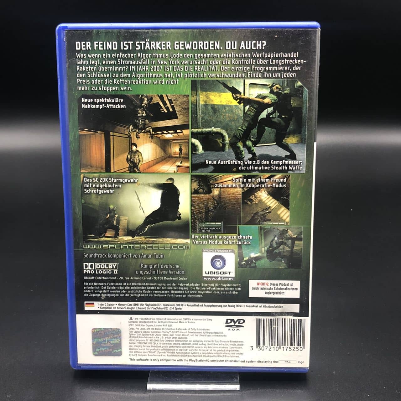 PS2 Tom Clancy's Splinter Cell: Chaos Theory (Komplett) (Sehr gut) Sony PlayStation 2