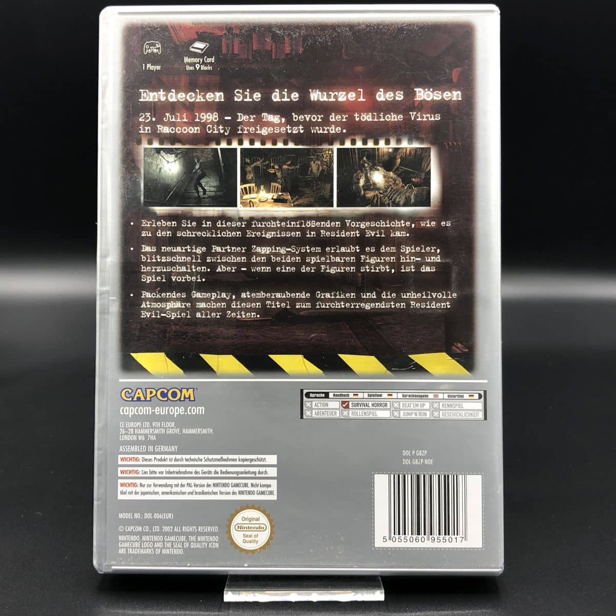 GC Resident Evil Zero (Player's Choice) (Komplett) (Sehr gut) Nintendo GameCube (FSK18)