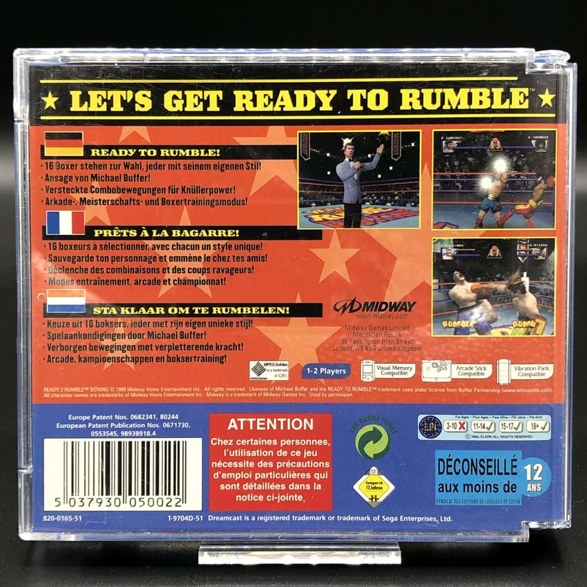 Ready 2 Rumble Boxing (Komplett) (Gut) Sega Dreamcast