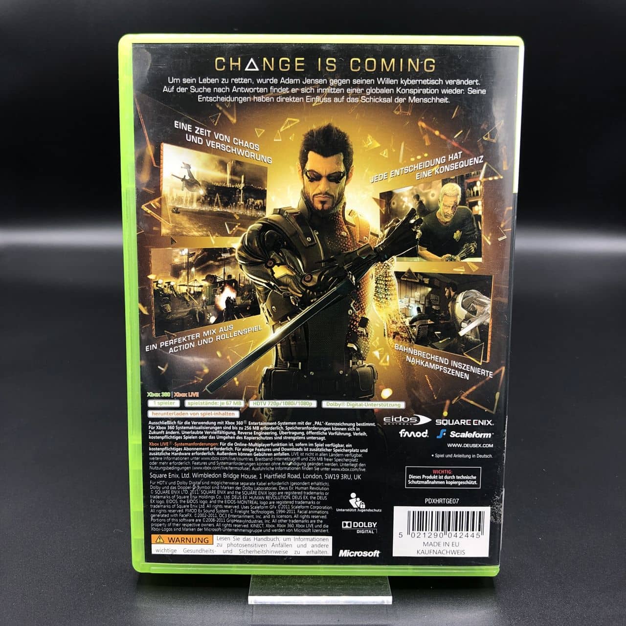 Deus Ex: Human Revolution (Komplett) (Sehr gut) Xbox 360 (FSK18)
