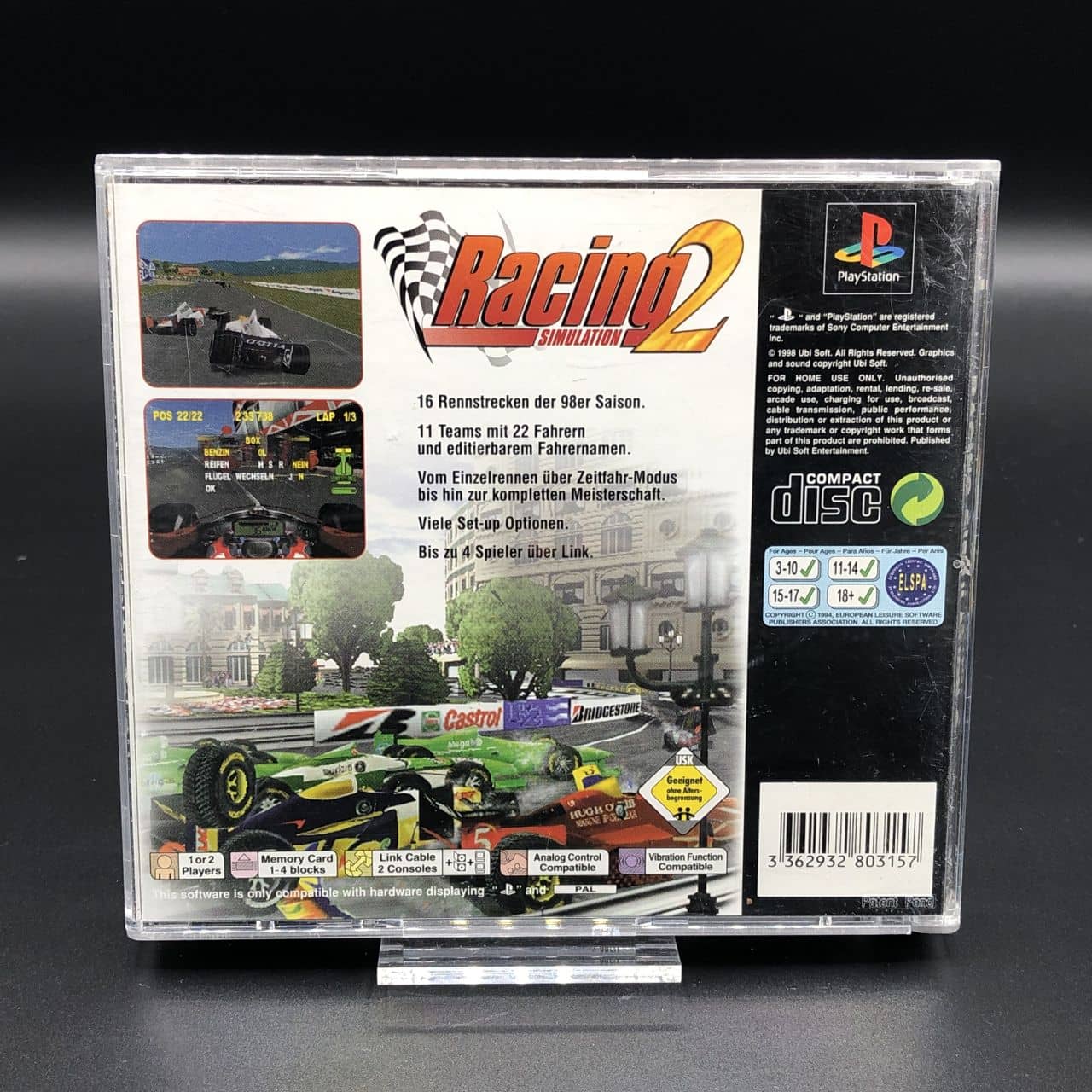PS1 Racing 2 Simulation (Komplett) (Gut) Sony PlayStation 1