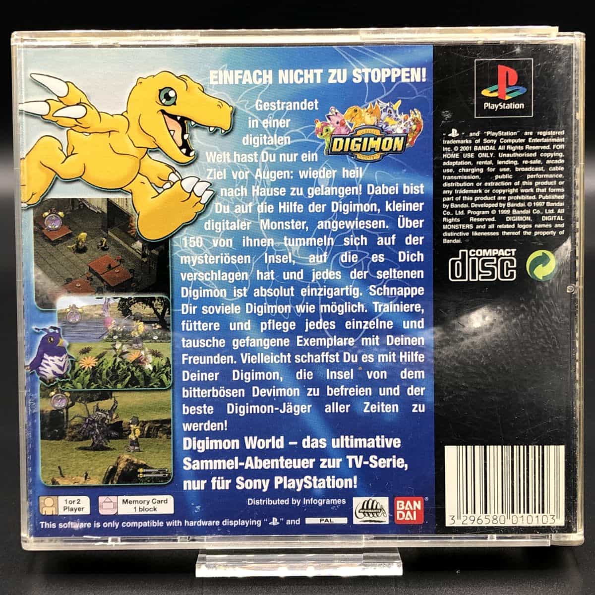 PS1 Digimon World (Komplett) (Gebrauchsspuren) Sony PlayStation 1