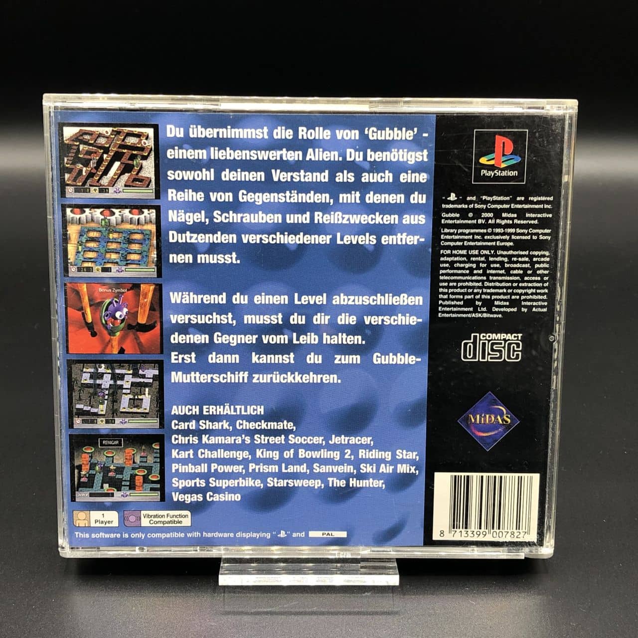 PS1 Gubble (Pocket Price Midas) (Komplett) (Sehr gut) Sony PlayStation 1