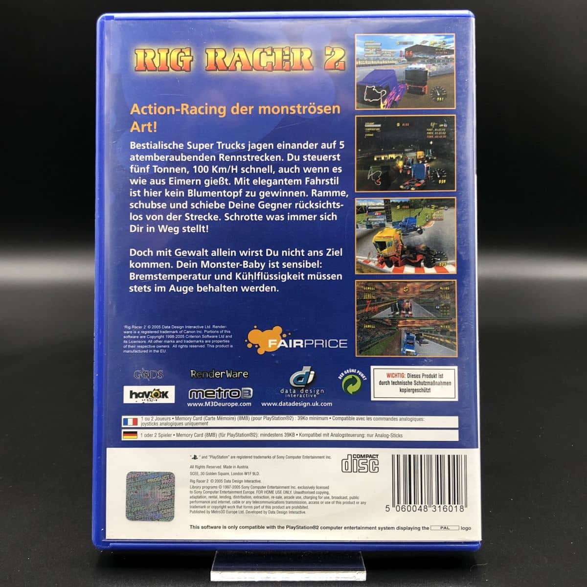 PS2 Rig Racer 2 (Komplett) (Sehr gut) Sony PlayStation 2