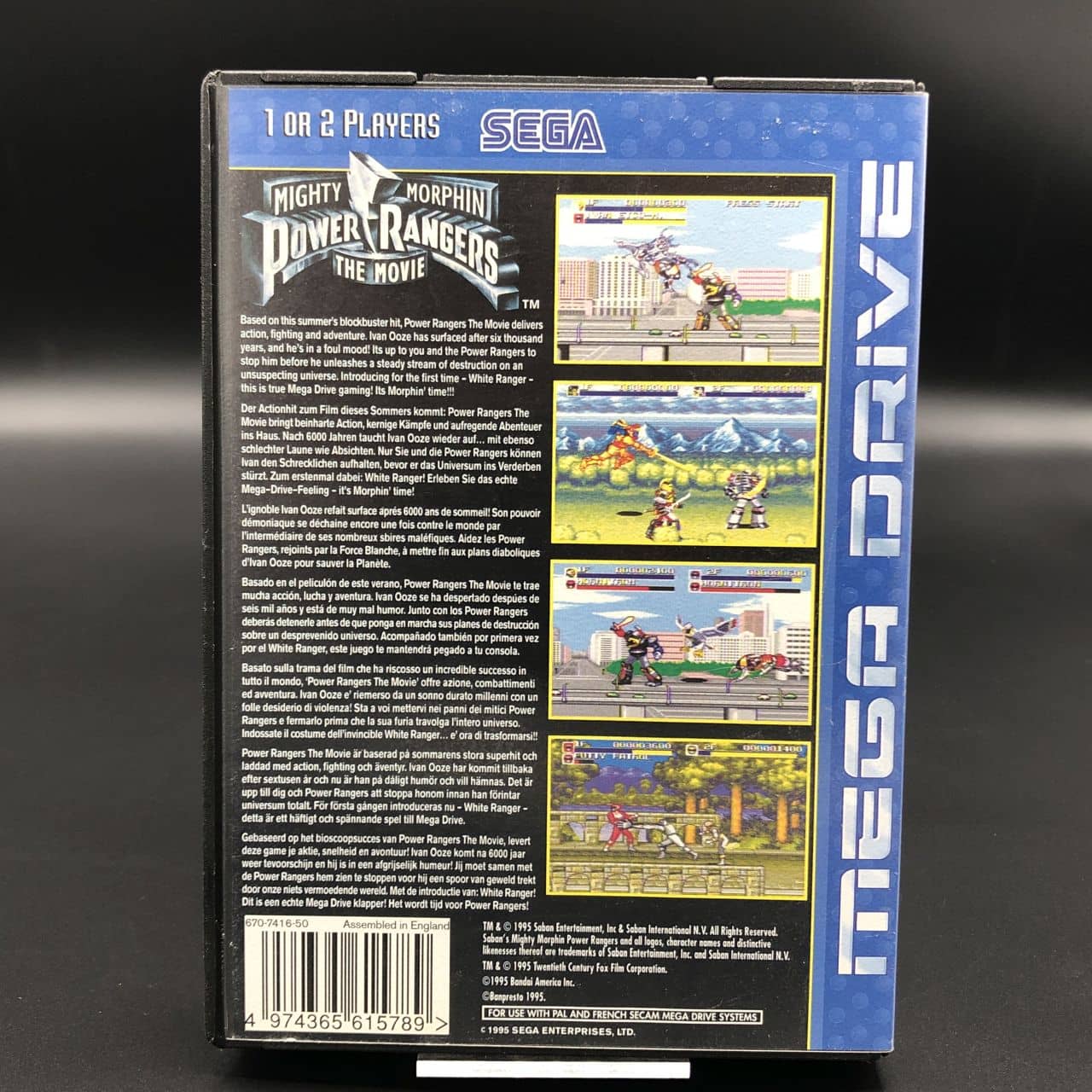Mighty Morphin Power Rangers: The Movie (Komplett) (Sehr gut) Sega Mega Drive