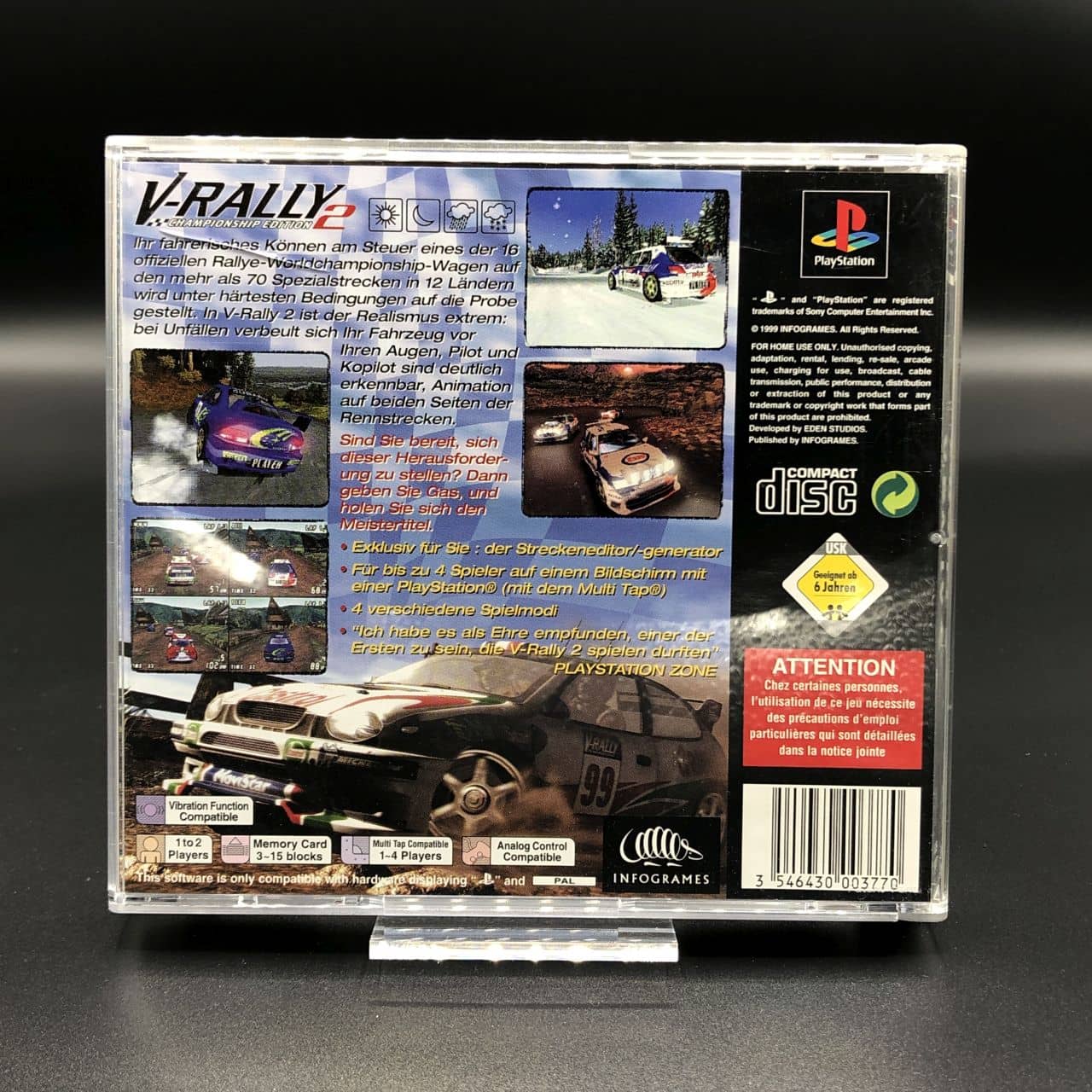 PS1 V-Rally 2 - Championship Edition (Komplett) (Gut) Sony PlayStation 1 #1