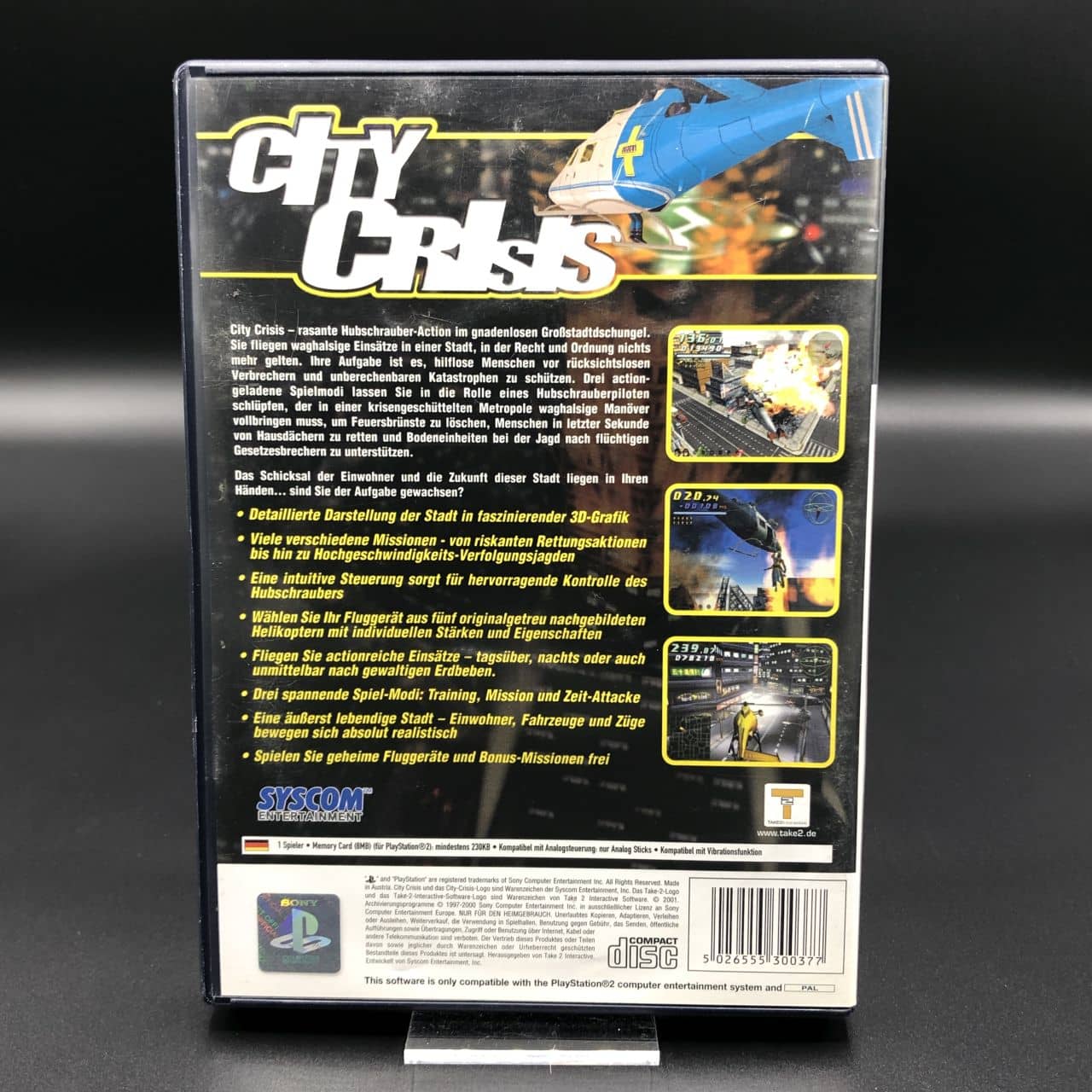 PS2 City Crisis (Komplett) (Gebrauchsspuren) Sony PlayStation 2