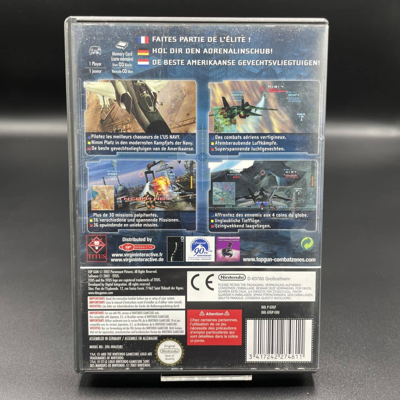 GC Top Gun: Combat Zones (Komplett) (Sehr gut) Nintendo GameCube