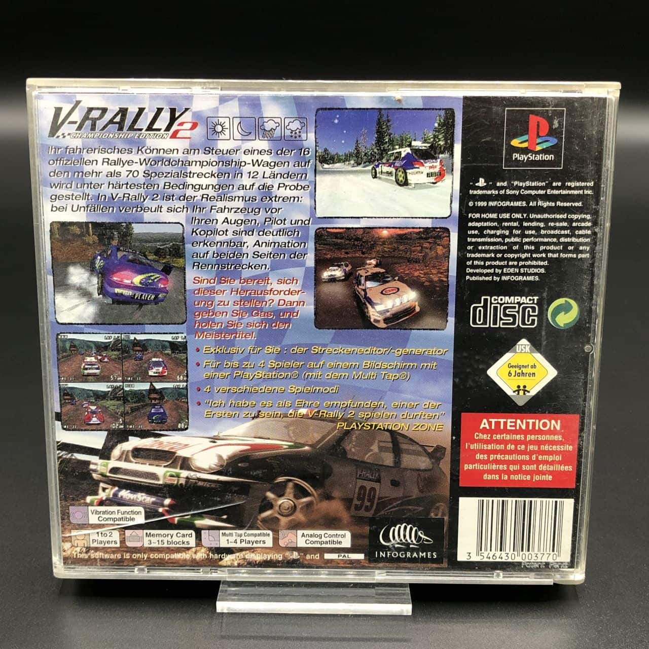 PS1 V-Rally 2 - Championship Edition (Komplett) (Gut) Sony PlayStation 1 #2