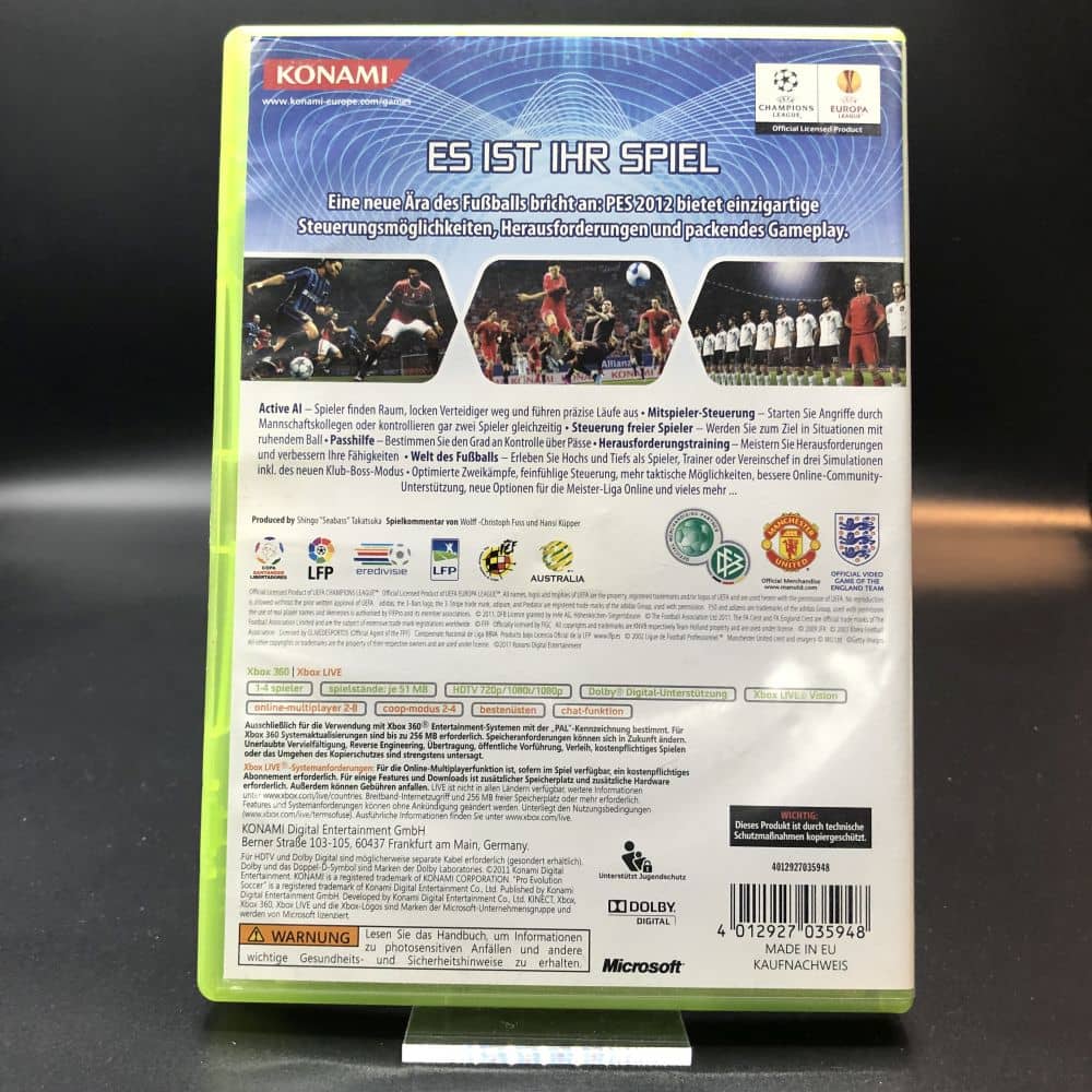 Pro Evolution Soccer 2012 (Komplett) (Gebrauchsspuren) XBOX 360
