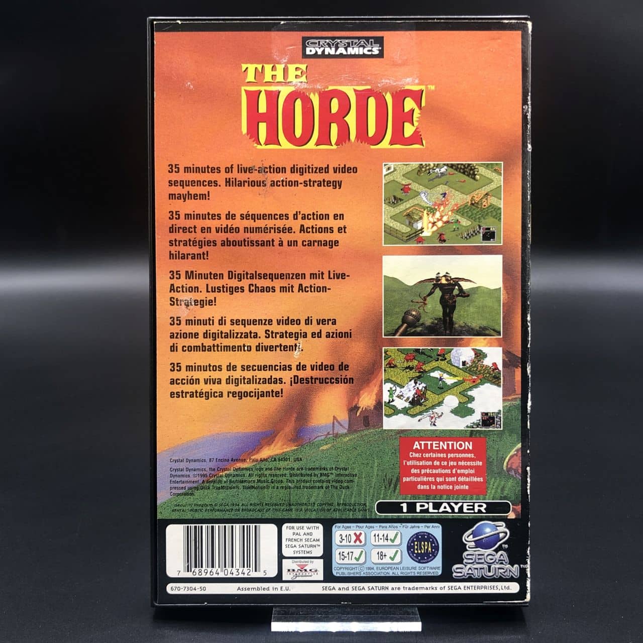 The Horde (Komplett) (Gut) Sega Saturn
