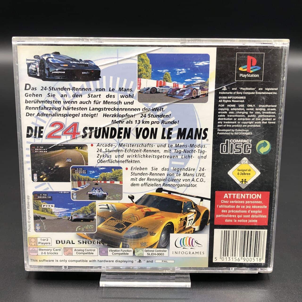 PS1 Die 24 Stunden von Le Mans (Komplett) (Gut) Sony PlayStation 1