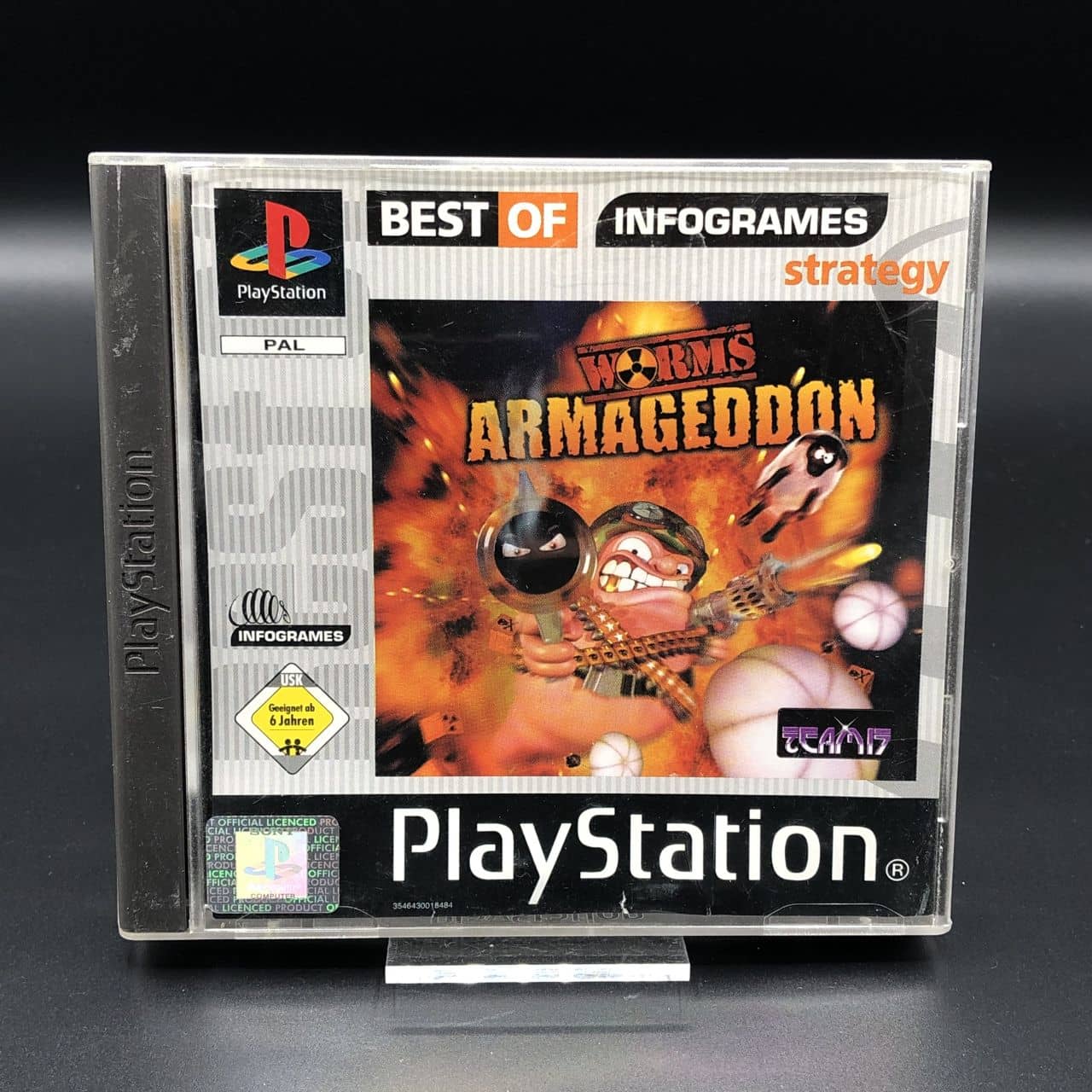PS1 Worms Armageddon (Best of Infogrames) (Komplett) (Gebrauchsspuren) Sony PlayStation 1