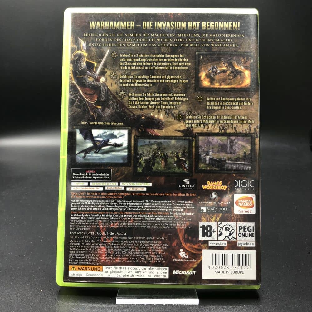 Warhammer: Battle March (Komplett) (Gut) XBOX 360