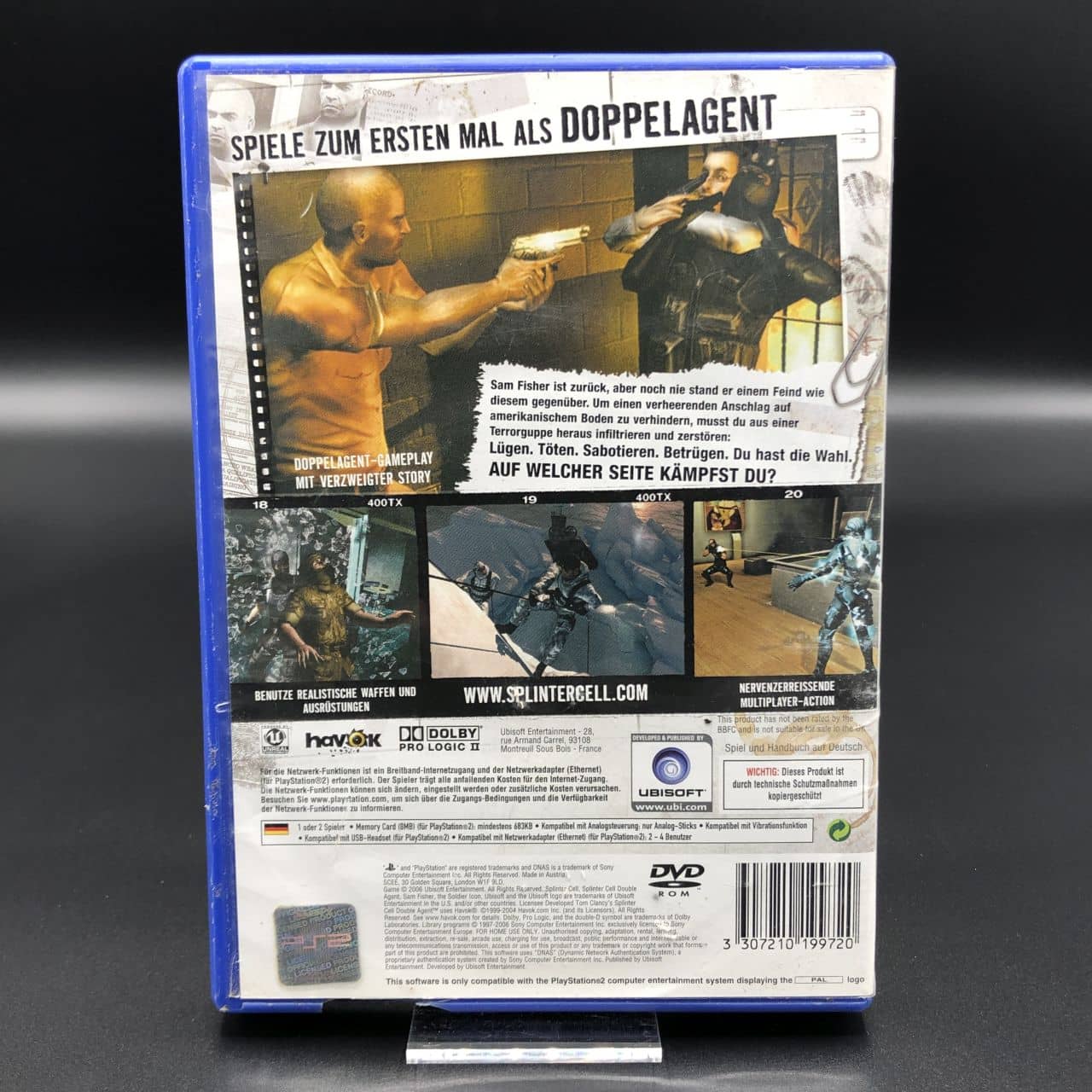 PS2 Tom Clancy's Splinter Cell: Double Agent (Komplett) (Gut) Sony PlayStation 2